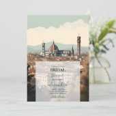 イタリエレガントアルフィレンスデスティネーションホテルブライダルシャワー 招待状 (スタンド正面)