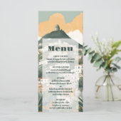 イタリエレガントカプリ行き先結婚式 メニュー (スタンド正面)