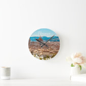 イタリカスタマイズア・フィレンツェ写真 ラウンド壁時計 (ホーム)