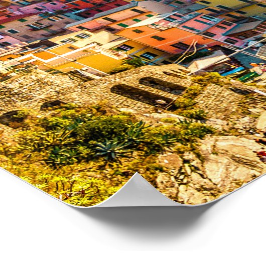 イタリカラフルアのヒルサイドシーハウス ポスター (角)