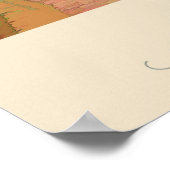 イタリカラフルアハウスヴィンテージ旅行ポスター ポスター (角)