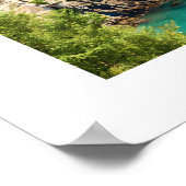 イタリカラフルアルチンクテレーヴィレッジウォータカラー ポスター (角)