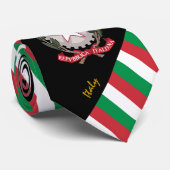 イタリストライプアタイイタリアン州旗ファッション ネクタイ (ロール)