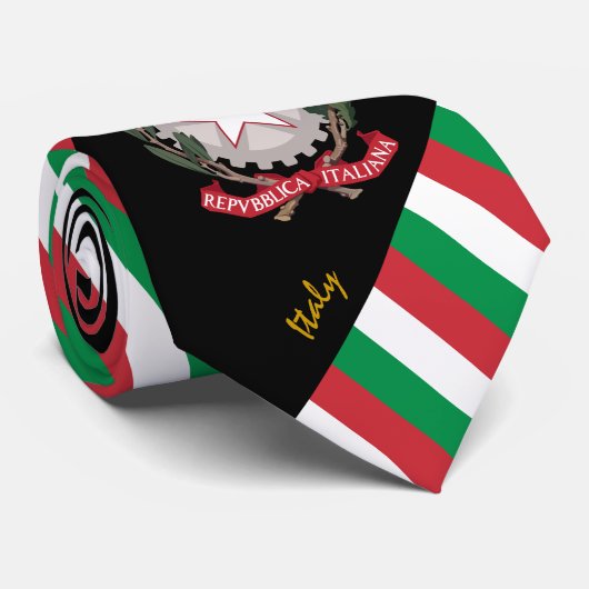 イタリストライプアタイイタリアン州旗ファッション ネクタイ (ロール)