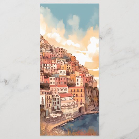 イタリモダンアエレガントの目的地の結婚式 メニュー (裏面)