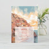 イタリモダンアエレガントデスティネーションブライダルシャワー 招待状 (スタンド正面)