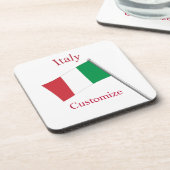 イタリー国旗サンダーカーヴ コースター (左側)