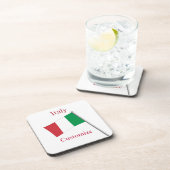 イタリー国旗サンダーカーヴ コースター (右側)