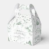 イタリ図解入りの、写真付きのアのスケッチマップ | 結婚s フェイバーボックス (正面サイド)