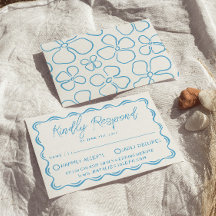 イタリ地中海のアの青い手モダン引き結婚