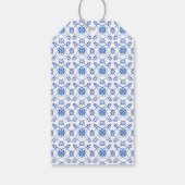 イタリ地中海のアフローラピンクブライダルシャワー ギフトタグ (裏面)