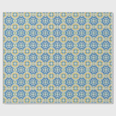 イタリ地中海のアルブルータイルブライダルシャワー ラッピングペーパー (フラット)