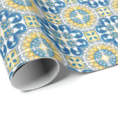 イタリ地中海のアルブルータイルブライダルシャワー ラッピングペーパー (ロールコーナー)