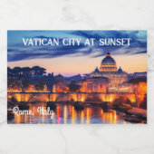 イタリ最高のアの静かな場所 フードラベル (シングルラベル)