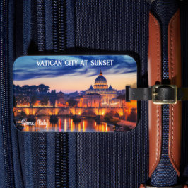 イタリ最高のアの静かな場所 ラゲッジタグ