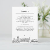 イタリ結婚ア |ゲスト詳細 招待状 (スタンド正面)