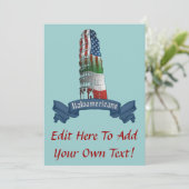 イタロアメリイタリアンカーノパーティの招待状 招待状 (スタンド正面)