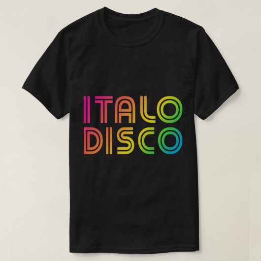 イタロクラシックディスコTシャツ Tシャツ (デザイン正面)