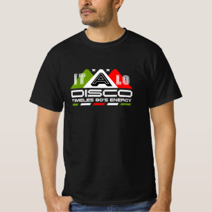 イタロディスコ時代を超えたエネルギー Tシャツ