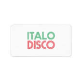 イタロディスコ ラベル (正面)