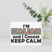 イタ保リア人を落ち着ける ポストカード (スタンド正面)