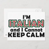 イタ保リア人を落ち着ける ポストカード (正面/裏面)