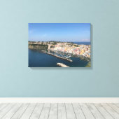 イタ地中海のリアの島 キャンバスプリント (インサイチュ (ウッドフロア))