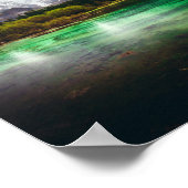 イタ素晴らしリアのフシネ湖での雨の日 ポスター (角)