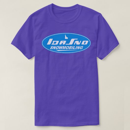イダスノスノーモービルTシャツ Tシャツ (デザイン正面)
