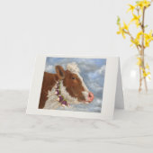 イダ、家からカブフェスティバルカード カード (黄色い花)