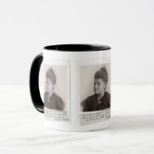 イダB.ウェルズ引用文素晴らし – 黒人女性の歴史 マグカップ (正面左)