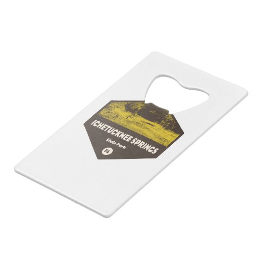 イチェツクニー春州パークフロリダ クレジットカード栓抜き (正面アングル)