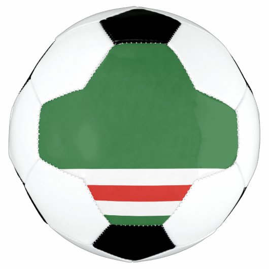 イチケリア・チェチェン共和国の旗 サッカーボール (正面)
