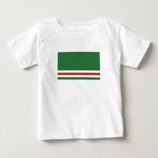 イチケリア・チェチェン共和国の旗 ベビーTシャツ (正面)