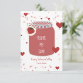 イチゴあなたは私のジャム教室バレンタイン カード (スタンド正面)