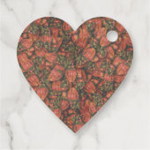 イチゴありがとうベビーシャワーメッセージカード フェイバータグ (裏面)