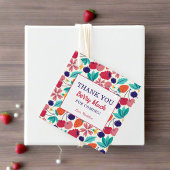 イチゴありがとうベリーマジョーベビーシャワー フェイバータグ