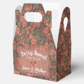 イチゴありがとう赤ちゃんシャワーお願いボックス フェイバーボックス (オープン)