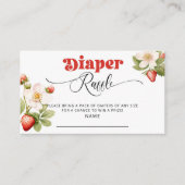 イチゴおむつラッフルチケット エンクロージャーカード (正面)