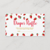 イチゴおむつラッフルチケット エンクロージャーカード (正面)