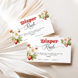 イチゴおむつラッフルチケット エンクロージャーカード