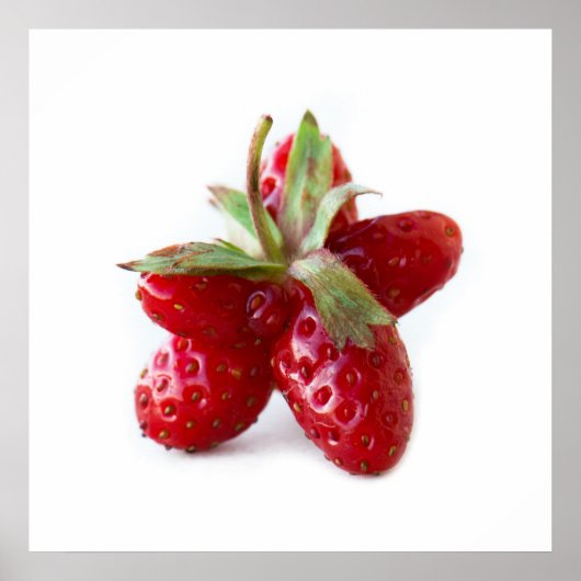 イチゴおもしろい ポスター (正面)