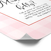 イチゴお母さんの腹ゲーム大きい ポスター (角)