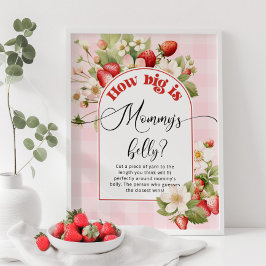 イチゴお母さんの腹ゲーム大きい ポスター