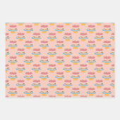 イチゴお誕生日ケーキ ラッピングペーパーシート (正面2)