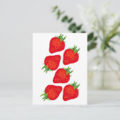 イチゴかわいらし ポストカード (スタンド正面)