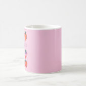 イチゴが好きなベリ図解入りの、写真付きのー コーヒーマグカップ (中央)