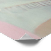 イチゴが溢れ出るボウル ポスター (角)