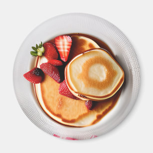 イチゴが食べられるパンケーキ マグネット