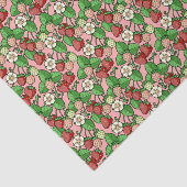 イチゴつる植物パターンティッシュペーパー 薄葉紙 (詳細)